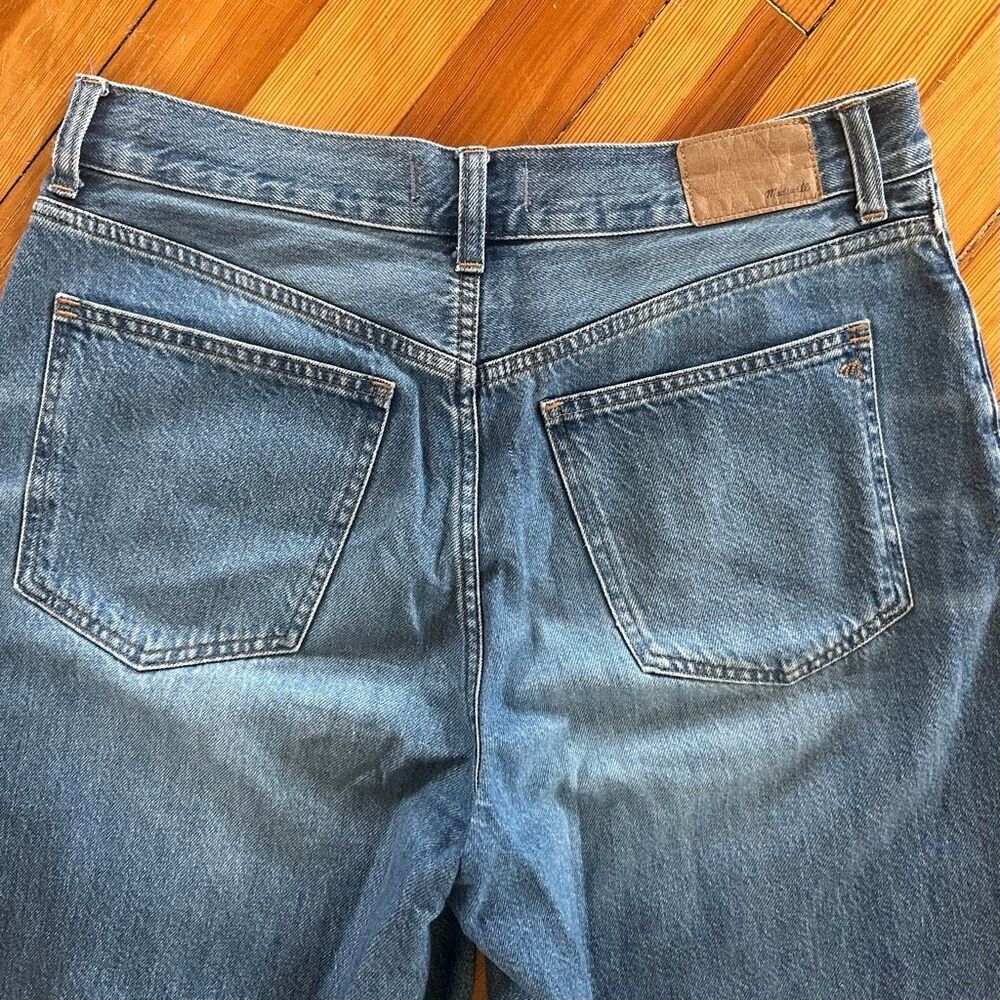 Madewell Superwide-Leg Jeans in Fannin Wash Size 29 - Picture 6 of 8